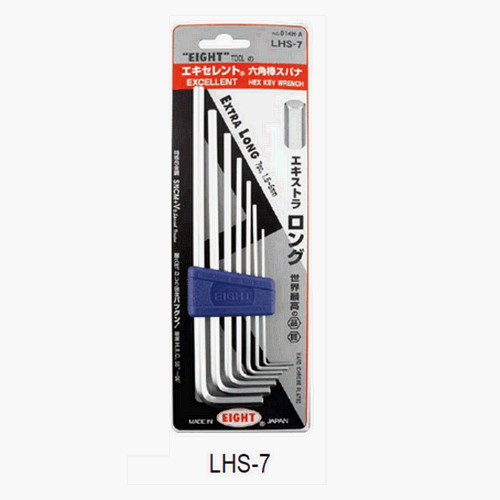SKI - สกี จำหน่ายสินค้าหลากหลาย และคุณภาพดี | EIGHT หกเหลี่ยมยาวสีขาว 7 ตัว 1.5-6mm (LHS-7)